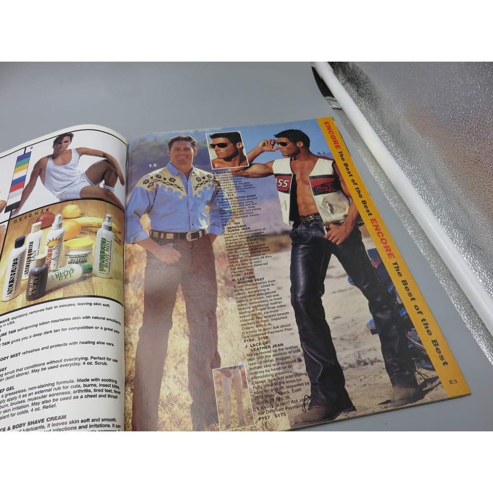 Vtg 1994 International Male Magazine Catalog Fall Spencer Garbett Beefcake Undie - Picture 9 of 12